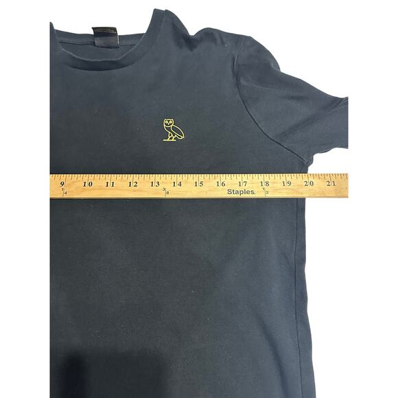 OVO Octobers Very Own Men’s Long Sleeve Shirt Black Gold Owl M Hip Hop Drake - Picture 5 of 6